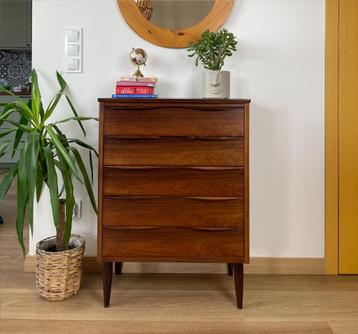 Mid-Century Deense Commode van Palissander | Gratis Levering beschikbaar voor biedingen