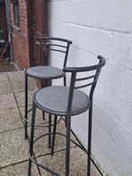 Couleur gris, 3 tabourets, Enlèvement