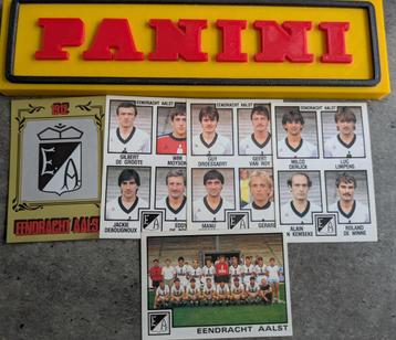 PANINI FOOTBALL 85 EENDRACHT AALST 5 STICKERS 1985 beschikbaar voor biedingen