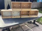 3x2 kooien, Dieren en Toebehoren, Vogels | Hokken en Kooien, Ophalen, Gebruikt, Hout, Vogelkooi