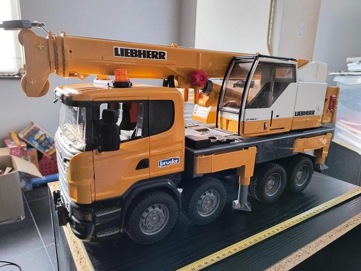 Bruder kraanwagen, Kinderen en Baby's, Speelgoed |Speelgoedvoertuigen, Gebruikt, Ophalen