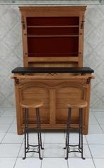 Barmeubel / toog / mancave, Ophalen, Zo goed als nieuw, Inclusief barstoelen