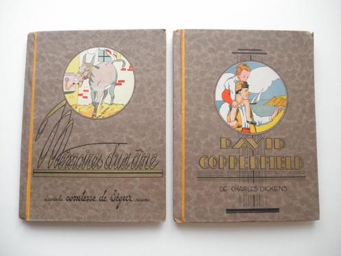 1937 albums illustrés Charles Dickens + La comtesse de Ségur, Livres, Romans, Utilisé, Enlèvement ou Envoi