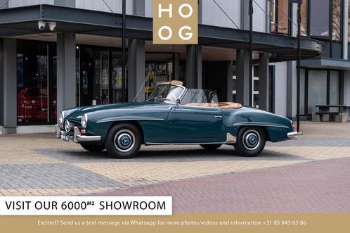 Mercedes-Benz 190 SL (bj 1957), Auto's, Oldtimers, Bedrijf, Te koop, Lederen bekleding, Open dak, Mercedes-Benz, Benzine, Cabriolet