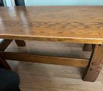 Salontafel massief eikenhout, Huis en Inrichting, Tafels | Eettafels, Ophalen, Gebruikt, Eikenhout