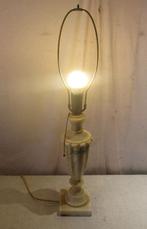 Mooie Oude Marmeren Tafellamp - 50cm, Antiek en Kunst, Antiek | Verlichting, Ophalen of Verzenden
