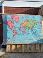 Authentieke wereldkaart, Antiek en Kunst, Ophalen, Aardrijkskunde
