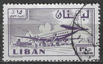 Libanon 1959 - Yvert 163PA - Luchthaven - 15 pi (ST) beschikbaar voor biedingen