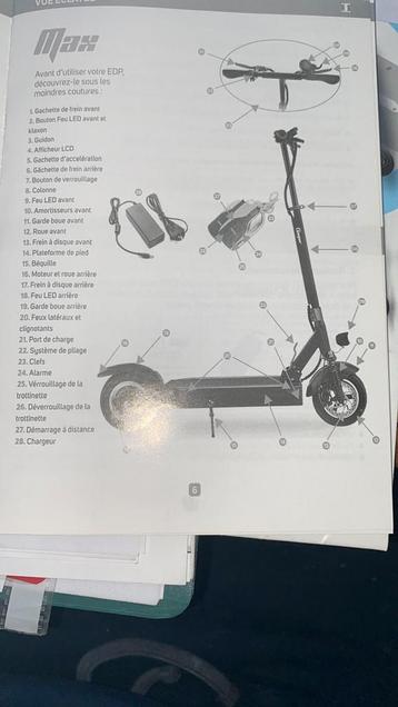 Trottinette électrique beeper, Comme neuf, Autres types, Beeper