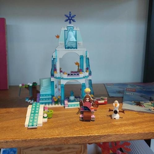 Set Lego 41062 Le château de glace étincelant d'Elsa (La Rei, Enfants & Bébés, Jouets | Duplo & Lego, Comme neuf, Lego, Ensemble complet