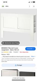 Tête de lit IKEA, Blanc