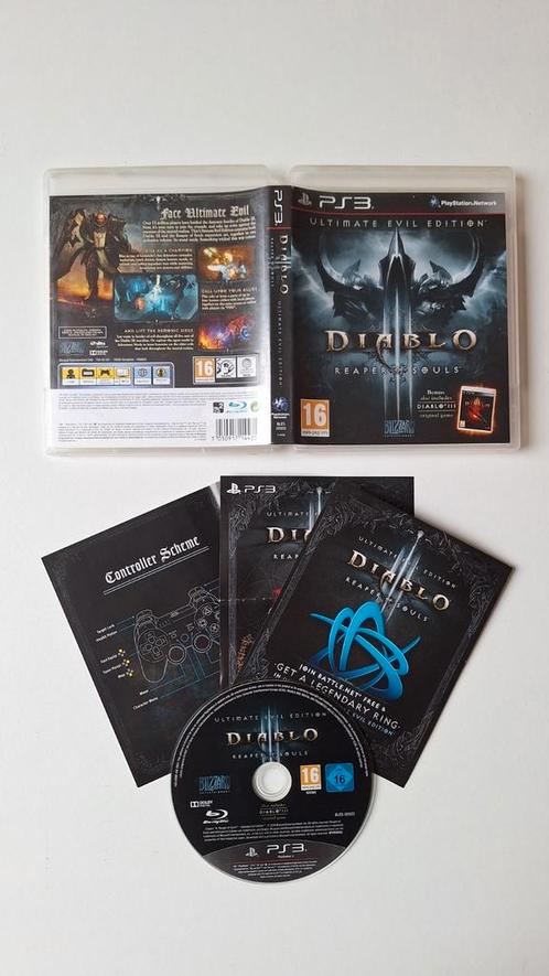 Diablo III Reaper of Souls Ultimate Evil Edition PS3 CIB, Games en Spelcomputers, Games | Sony PlayStation 3, Gebruikt, Role Playing Game (Rpg)