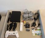 Nintendo Wii Zwart (compleet) + HDMI Adapter –(Wii sports), Enlèvement ou Envoi, Utilisé, Avec 1 manette, Avec jeux