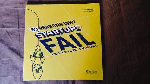 Omar Mohout - 99 Reasons Why Startups Fail, Livres, Économie, Management & Marketing, Neuf, Économie et Marketing, Enlèvement ou Envoi