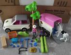 playmobil auto met trailer, Kinderen en Baby's, Speelgoed | Playmobil, Gebruikt, Ophalen of Verzenden