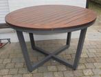 Tuintafel rond SENSA   hout / aluminium, Tuin en Terras, Tuintafels, Ophalen, Gebruikt, Rond, Aluminium