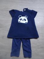 Set van blauwe tuniek + legging (Picco mini) Maat 68 - 12 ma, Kinderen en Baby's, Babykleding | Maat 68, Meisje, Gebruikt, Ophalen of Verzenden