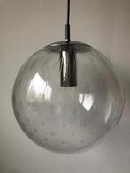 Vintage Raak hanglampen - 4 stuks, Ophalen, Gebruikt, Glas