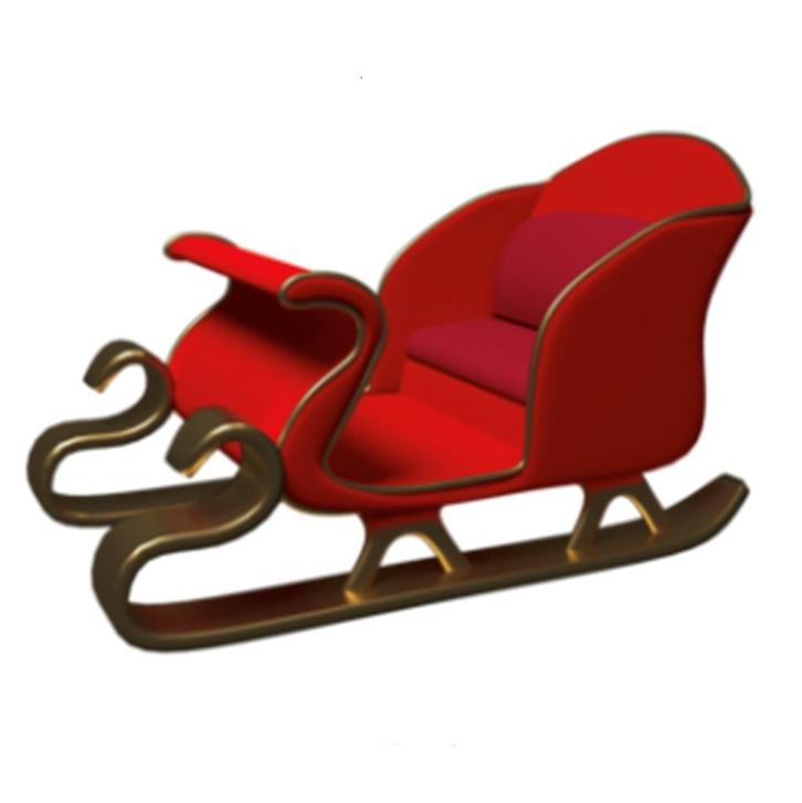 Sleigh Arreslee Jumbo beeld – Kerstman Lengte 220 cm, Diversen, Kerst, Nieuw, Ophalen
