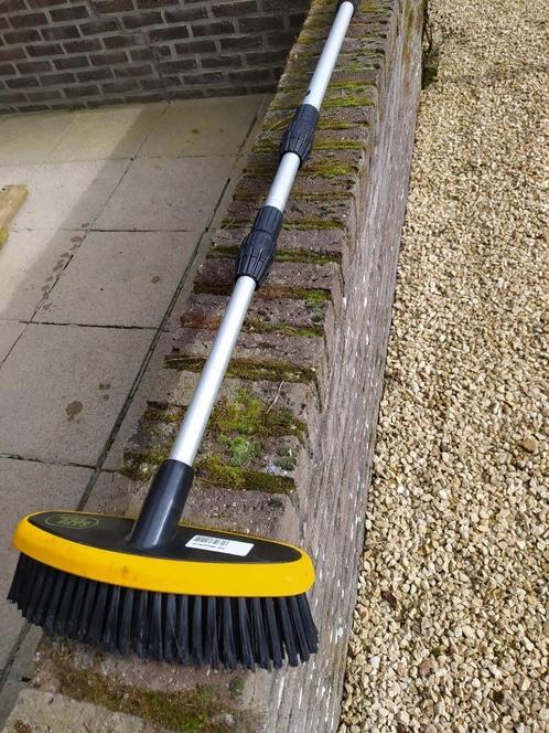 telescoopsteel met vloerwisser en waterborstel, Huis en Inrichting, Schoonmaakartikelen, Bezem of Borstel, Ophalen