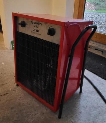 Werkplaatskachel Munters/SIAL 22kW/400V beschikbaar voor biedingen