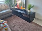 TV hangkast 1,8 m Zwart, Ophalen, Gebruikt, 150 tot 200 cm, Minder dan 100 cm