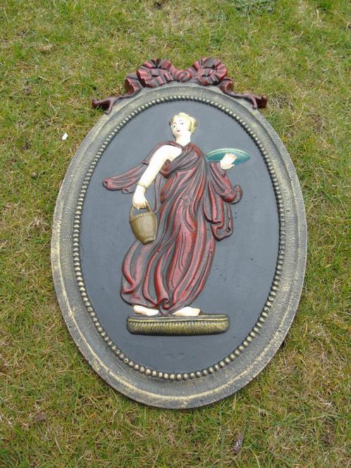 fronton wanddecoratie Grieks gietijzeren frame..., Tuin en Terras, Tuinwanddecoratie, Nieuw, Ophalen