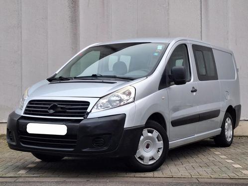 Fiat Scudo 1.6HDI Cargo Airco met dubbele cabine, 6-zits, Auto's, Bestelwagens en Lichte vracht, Bedrijf, Elektrische ramen, Isofix