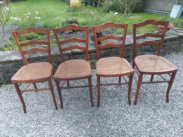 Lot de 4 chaises de bistrot Cambier Frères Ath