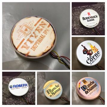 Différents verres de robinet à bière avec lumières, Enlèvement ou Envoi, Comme neuf, Autres types