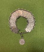Bracelet à monnaie vintage, Bijoux, Sacs & Beauté, Bijoux anciens, Enlèvement ou Envoi, Autres matériaux, Bracelet
