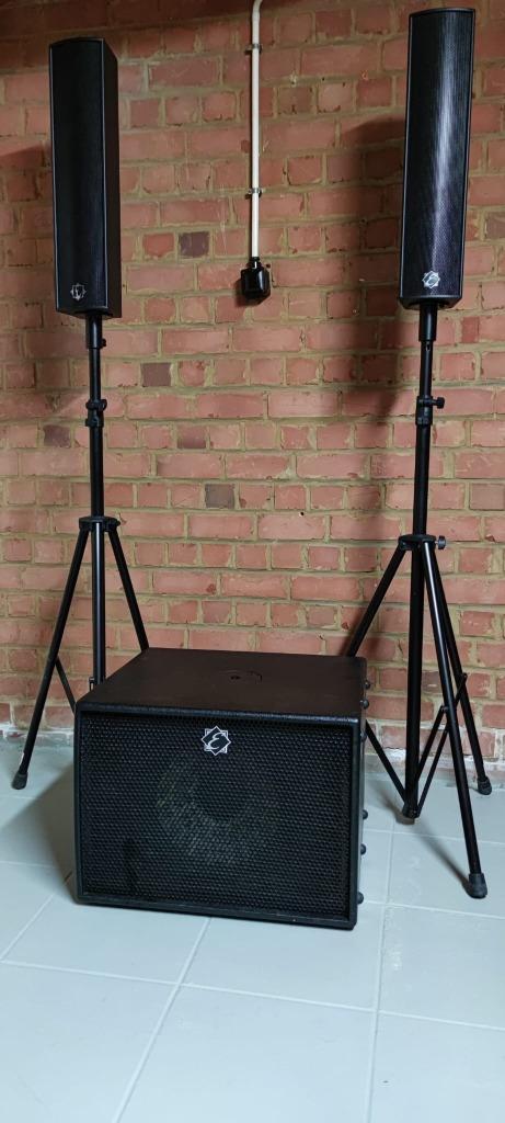 Sono Eagletone EXCELLIUM USB 312 + SAT 3 460 W -, Muziek en Instrumenten, Versterkers | Keyboard, Monitor en PA, Zo goed als nieuw