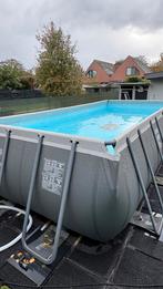 Intex zwembad 17m3, Tuin en Terras, Zwembaden, Gebruikt, 200 tot 300 cm, Rechthoekig, Ophalen