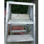 Solide professionele Alu ladder 6 treden trapladder Compact, Doe-het-zelf en Bouw, Ladders en Trappen, Ophalen, Ladder, Minder dan 2 meter