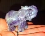 Olifant in amethist, Verzamelen, Ophalen of Verzenden