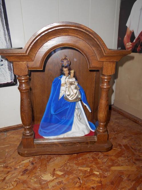 Raam met de Maagd Maria en Kind (52 cm x 38 cm), Antiek en Kunst, Antiek | Religieuze voorwerpen, Ophalen