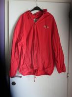 retro jas retro rood parka zomerjas maat XL nineteen '90, Verzamelen, Overige typen, Ophalen of Verzenden