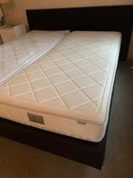 Zwarte auping boxspring 180 op 210, Ophalen, Tweepersoons, Zo goed als nieuw, 180 cm