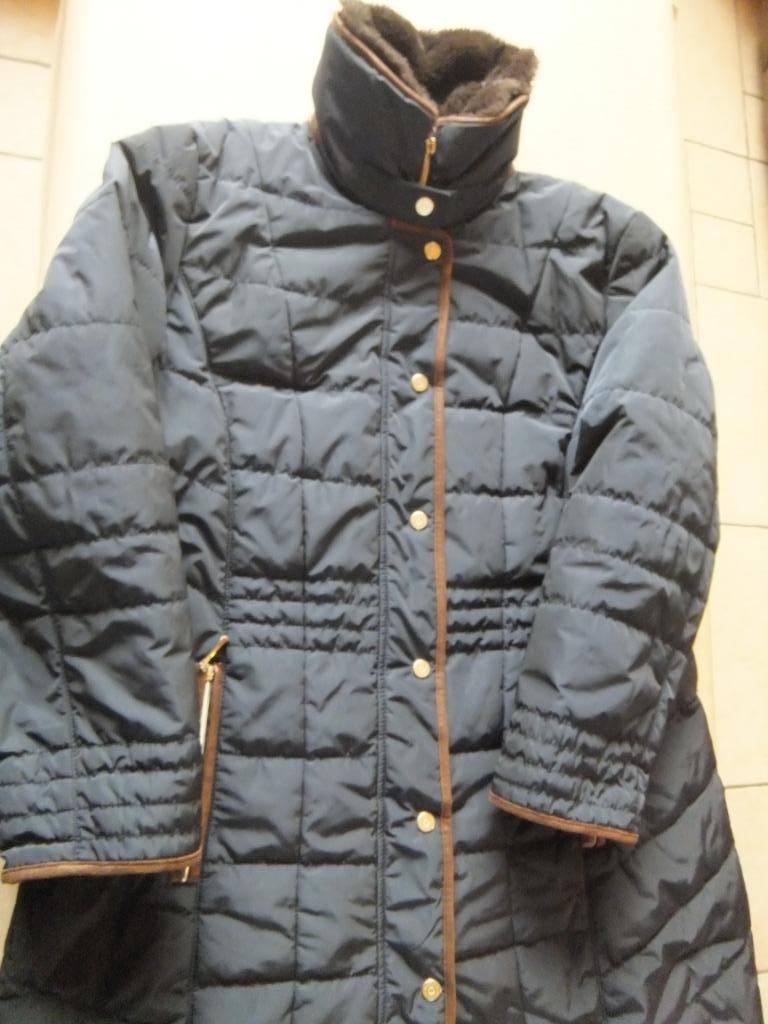 babara lebek ,winterjas, Enlèvement ou Envoi, Comme neuf, Taille 42/44 (L), Bleu