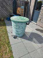 200 liter ton met deksel, en kraantje., Dieren en Toebehoren, Ophalen, Zo goed als nieuw