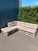 Paletten lounge set, Tuin en Terras, Ophalen, Zo goed als nieuw