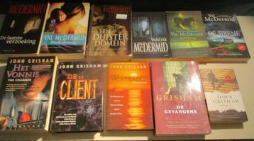 11 Thrillers van Val McDermid en John Grisham beschikbaar voor biedingen