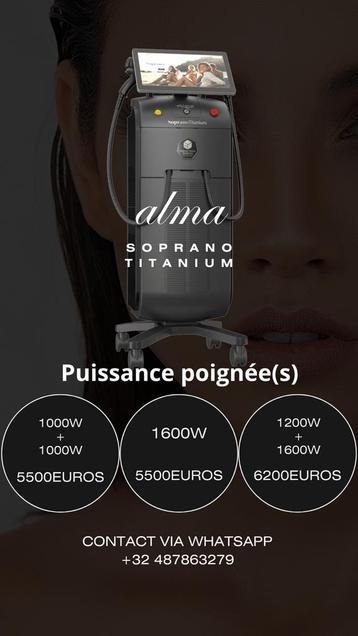 Soprano titanium laser pour epilation definitive