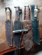 Lot de 5 couteaux de chasse. Solingen, Collections, Objets militaires | Général, Enlèvement