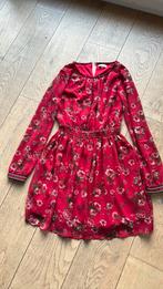 Kleedje met bloemenmotief gevoerd, mouw licht transparant, Kinderen en Baby's, Kinderkleding | Maat 158, Ophalen of Verzenden