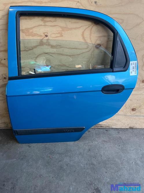 CHEVROLET MATIZ Blauw 12U links achter deur 2005+, Auto-onderdelen, Carrosserie, Deur, Chevrolet, Gebruikt, Ophalen of Verzenden