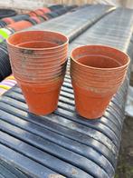 bloempotten kweekpotten 9 x 8 cm rode kleur, Tuin en Terras, Kunststof, Gebruikt, Rond, Tuin