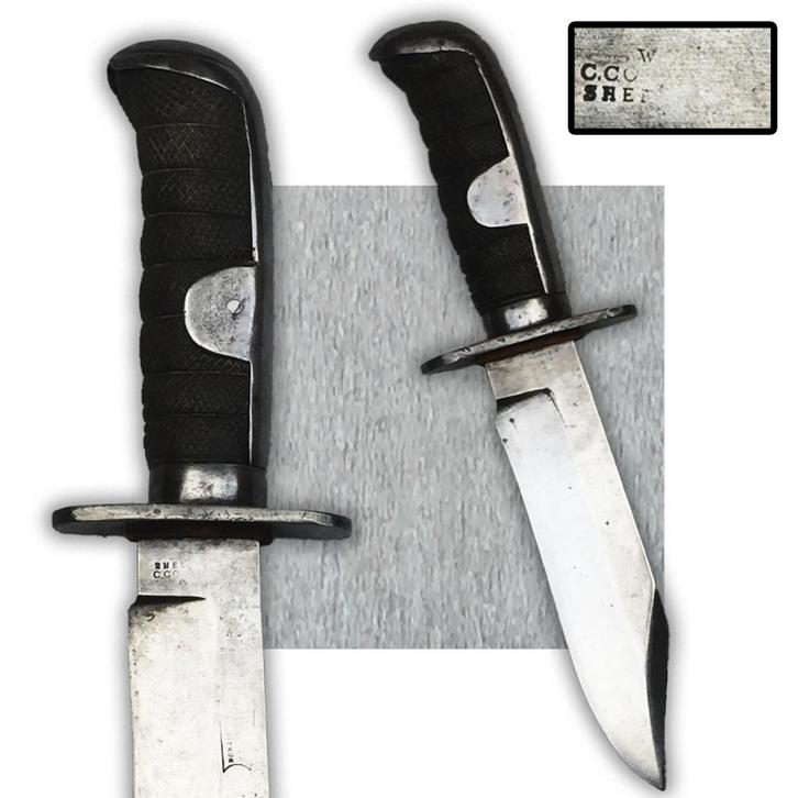 🚨1819-1859 RARE COUTEAU SHEFFIELD USA XIX ORIGINAL, Collections, Objets militaires | Général, Armée de terre, Envoi