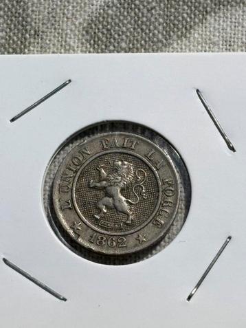 10 centimes 1862 Belgique, Enlèvement ou Envoi