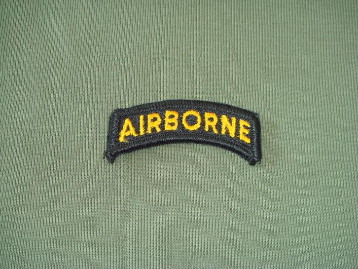 USA MISC # 7 - AIRBORNE ARCH PATCH, Verzamelen, Militaria | Algemeen, Embleem of Badge, Ophalen of Verzenden